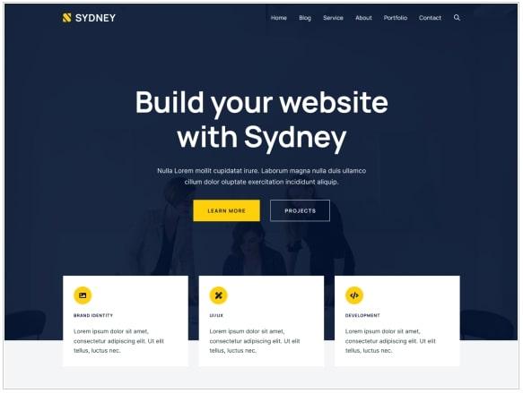 Тема WordPress Sydney